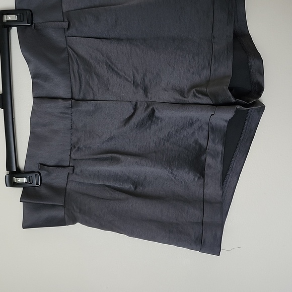 Cato women's satin shorts, rolled hem, paper bag waist, belt loops, XLarge - Picture 3 of 8